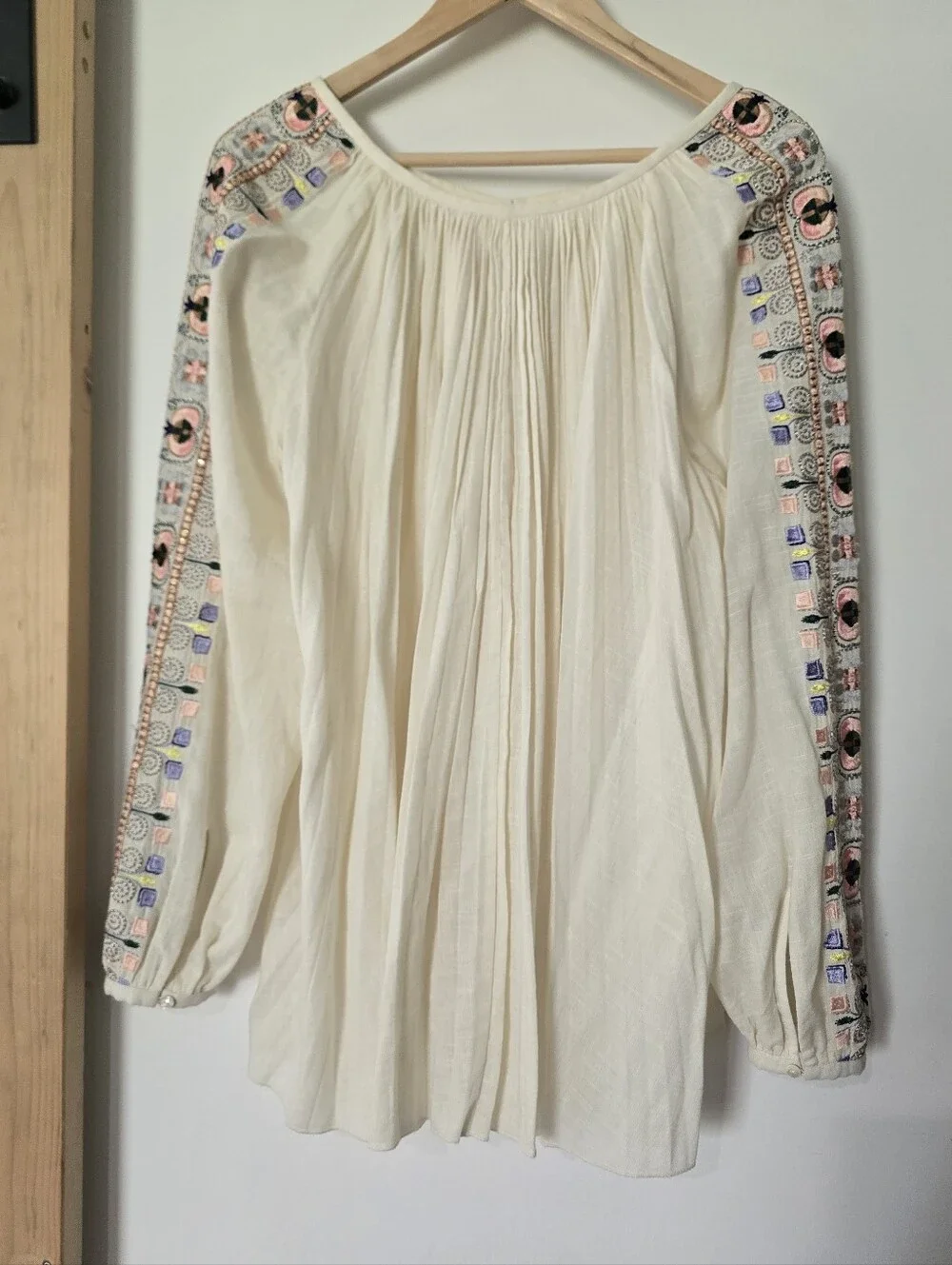 TORY BURCH Women's White Embroidered Beach Cover-Up